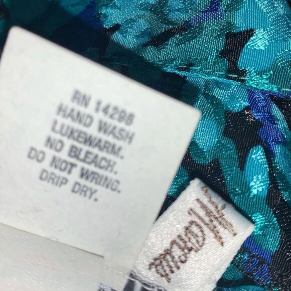 Vintage Neiman Marcus UNION MADE Slip Satin Maxi Dress Georgette Trabolsi Medium - Picture 15 of 15